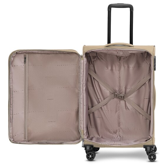 Stratic taska 4 roues trolley M 65 cm avec soufflet d'extension