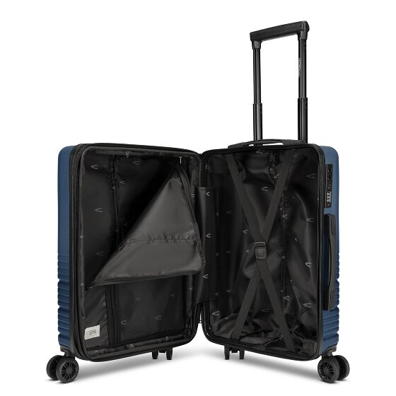 camel active Hanoi 4 roulettes Trolley de cabine S 55 cm avec soufflet d'extension