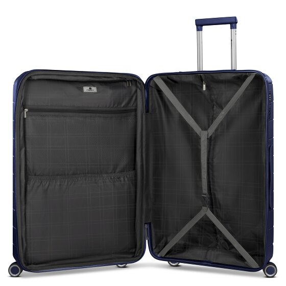 Franky London 4 roues Valise cabine L 74 cm avec soufflet d'extension