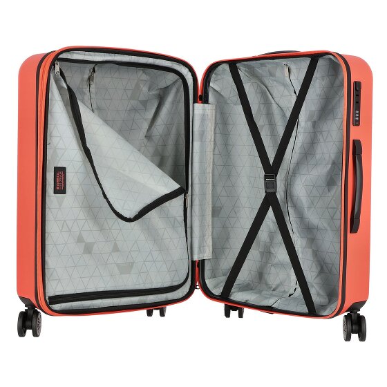 Gabol Future Plus 4 roulettes Trolley 66 cm avec soufflet d'extension