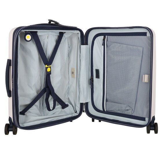Delsey Paris Cadence 4 roulettes Trolley de cabine 55 cm avec soufflet d'extension