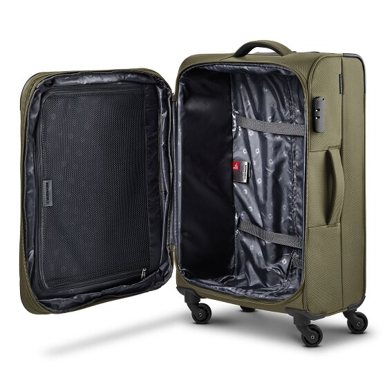 Wenger Beaumont 4 roulettes Trolley M 67 cm avec soufflet d'extension