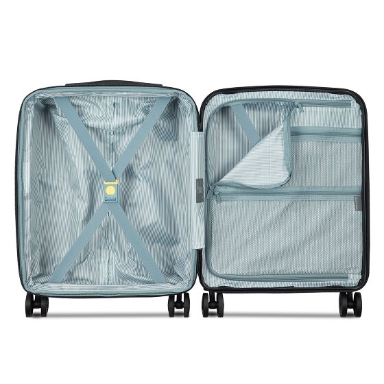 Delsey Paris Meteor 4 roues Valise cabine 55 cm avec soufflet d'extension