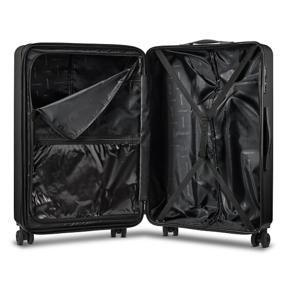 Roberto Cavalli Florence 4 roues Valise cabine 74 cm avec soufflet d'extension