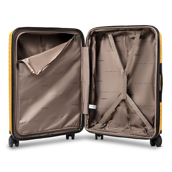 Stratic Shine 4 roues Valise cabine 66 cm avec soufflet d'extension