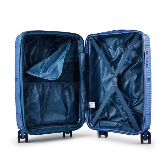 Benzi 5899 4 roues Valise cabine S 55 cm avec soufflet d'extension