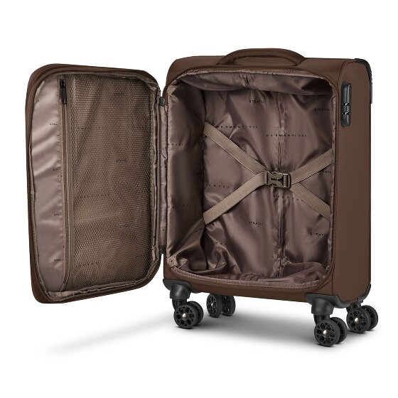 Stratic taska 4 roues Valise cabine S 55 cm avec soufflet d'extension