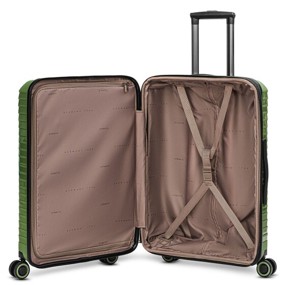 Stratic Shine 4 roues trolley 65 cm avec soufflet extensible