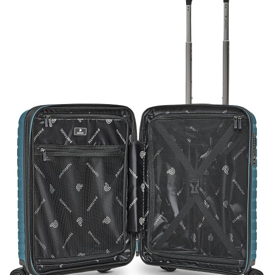 Pactastic Collection 04 THE CABIN + 4 roulettes Trolley de cabine S 55 cm avec soufflet d'extension