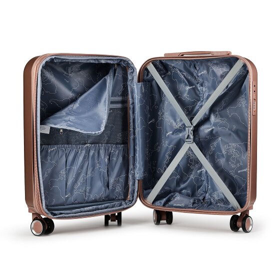 Benzi 5823 4 roues Valise cabine S 53 cm avec soufflet d'extension