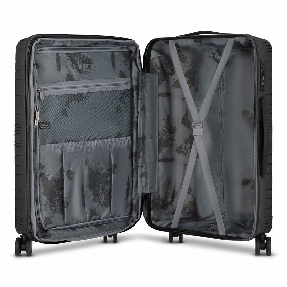Franky Dallas 3.0 Set de valises à 4 roulettes 3 pièces avec soufflet d'extension