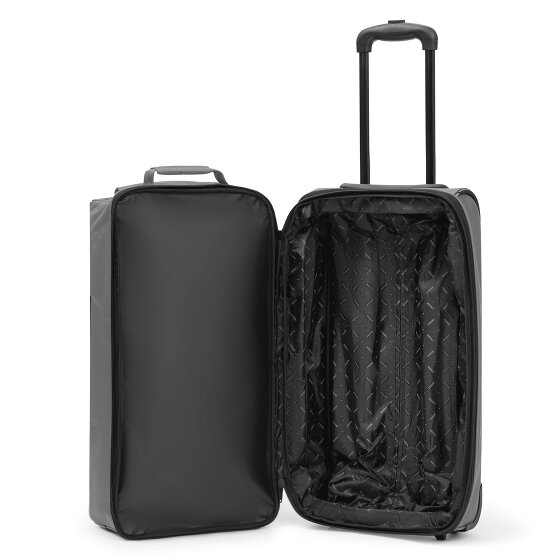Redolz Duffle Essentials MEDIUM EXP. 2 roulettes Sac de voyage S 55 cm avec soufflet d'extension