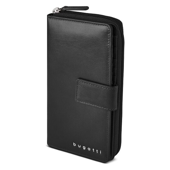 bugatti Valencia Porte-monnaie Protection RFID Cuir véritable 19 cm