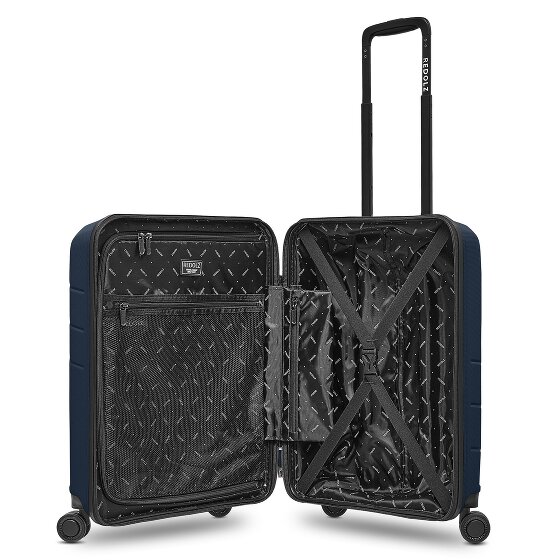 Redolz Essentials 17 : valise cabine à 4 roues, 55 cm, avec compartiment souple pour ordinateur portable