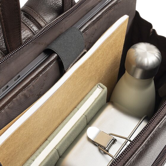 The Chesterfield Brand Rosverra Daypack Cuir véritable 33 cm Compartiment ordinateur