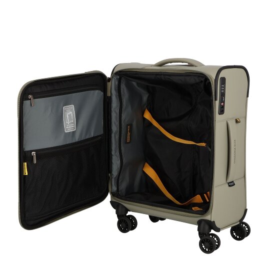 Mandarina Duck Eco Coated 4 roulettes Trolley de cabine S 55 cm