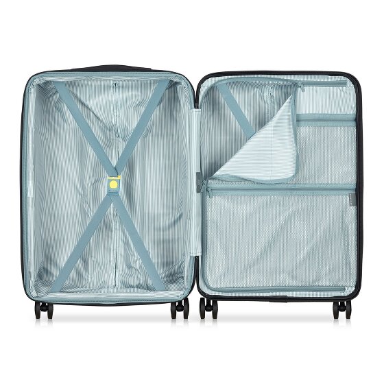 Delsey Paris Air Armour 4 roues Set de valises 3 pièces '"avec soufflet d''extension"'