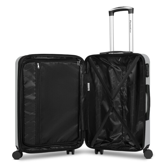 Check.In Paradise 2.0 4 roulettes Trolley M 68 cm avec soufflet d'extension