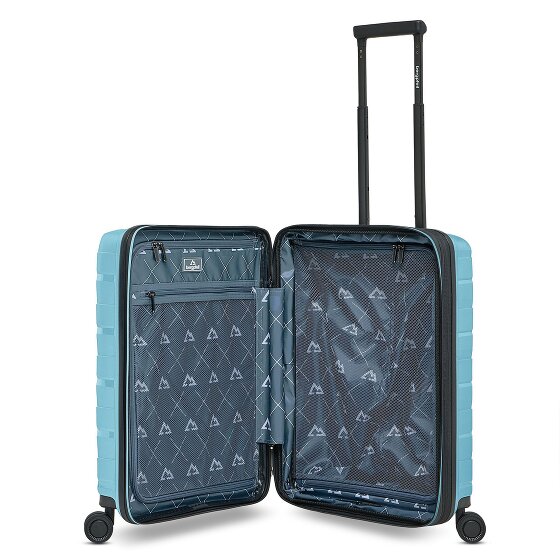 Bergpfeil Travel 4 roues Valise cabine 55 cm Compartiment ordinateur avec soufflet d'extension