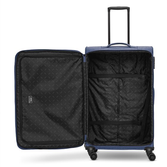 Redolz Essentials 12 LARGE 4 roulettes Trolley 79 cm avec soufflet d'extension
