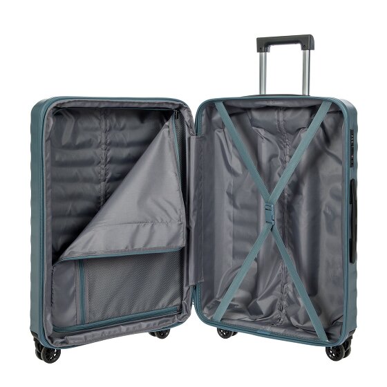 Bric's Nausicaa 4 roues Valise cabine M 69.5 cm avec soufflet d'extension