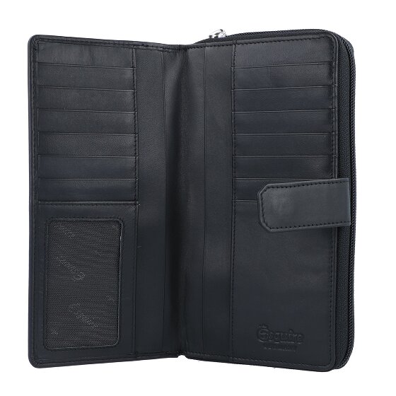 Esquire New Silk Porte-monnaie en cuir 18 cm