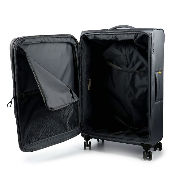 Mandarina Duck Zephyr 4 roues Valise cabine L 78 cm avec soufflet d'extension