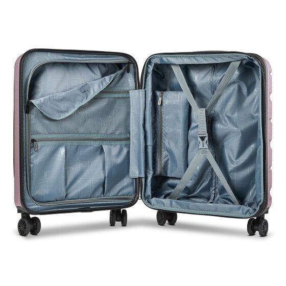 Franky Munich 4.0 4 roues Valise cabine 55 cm Compartiment ordinateur avec soufflet d'extension