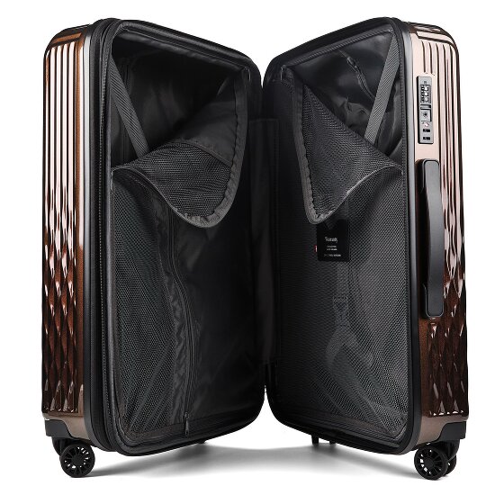 Pack Easy Flow 4 roues Valise cabine M 66 cm avec soufflet d'extension