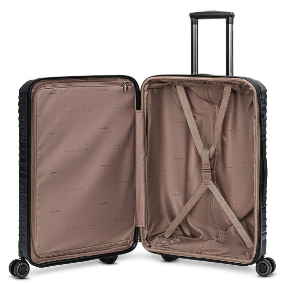 Stratic Shine 4 roues trolley 65 cm avec soufflet extensible