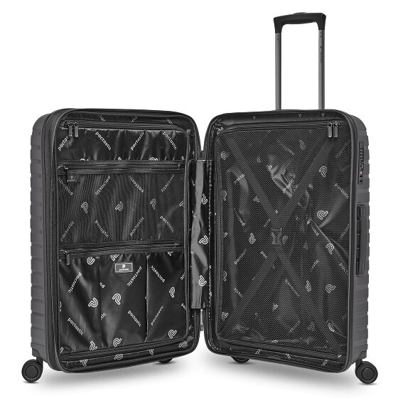 Pactastic Collection 04 THE MEDIUM + 4 roulettes Trolley M 66 cm avec soufflet d'extension