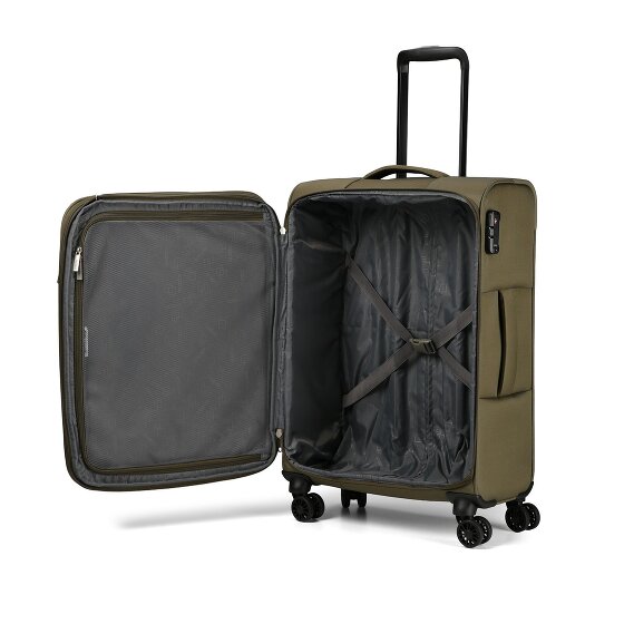 American Tourister Nitestream 4 roues Set de valises 3 pièces avec soufflet d'extension