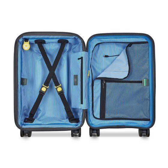 Delsey Paris Lutece 4 roues Valise cabine 55 cm '"avec soufflet d''extension"'