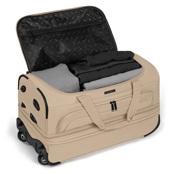 Redolz Sac de voyage Duffle Essentials à 2 roulettes 55 cm M avec soufflet d'extension