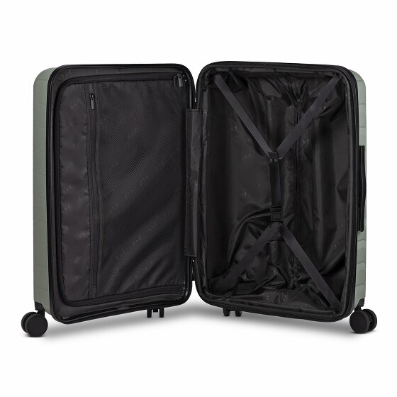 d&n Toronto 4 roulettes Trolley M 65 cm avec soufflet d'extension