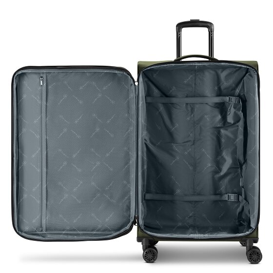 bugatti Valencia Soft 4 roues Valise cabine L 75 cm avec soufflet d'extension