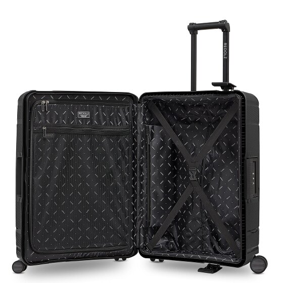 Redolz Essentials 15 trolley à 4 roulettes 65 cm avec fermeture à trois points