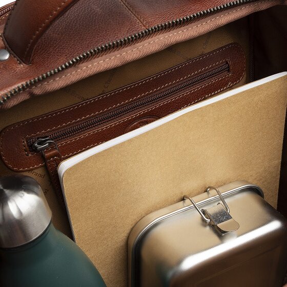The Chesterfield Brand Serenzo Daypack Cuir véritable 40 cm Compartiment ordinateur