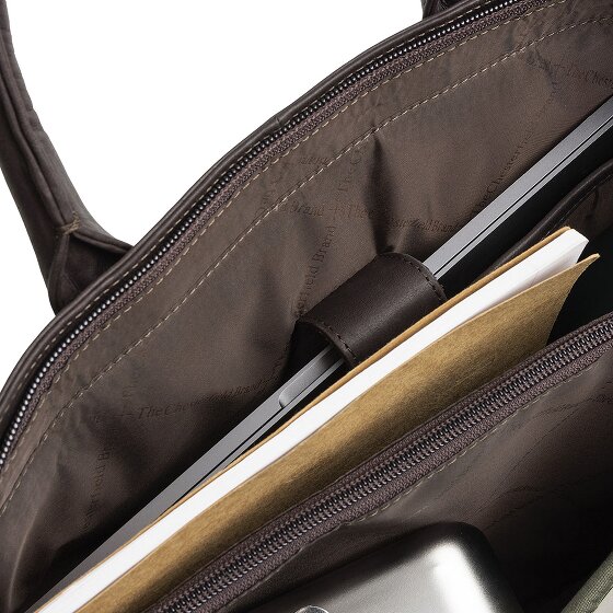The Chesterfield Brand Westbrook Sac à bandoulière Cuir véritable 34 cm Compartiment ordinateur