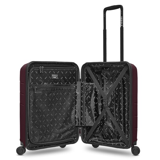 Redolz Essentials 17 : valise cabine à 4 roues, 55 cm, avec compartiment souple pour ordinateur portable