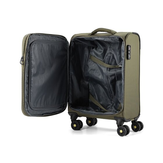 d&n Travel Line 9704 4 roulettes Trolley de cabine S 55 cm avec soufflet d'extension