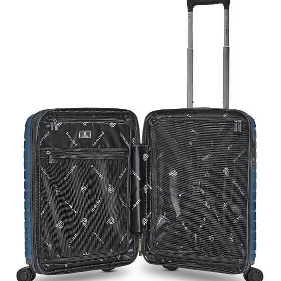Pactastic Collection 04 THE CABIN + 4 roulettes Trolley de cabine S 55 cm avec soufflet d'extension