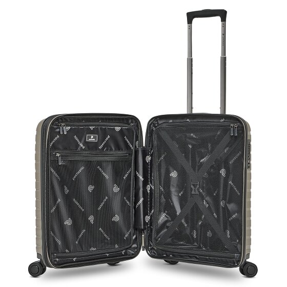 Pactastic Collection 04 THE CABIN + 4 roulettes Trolley de cabine S 55 cm avec soufflet d'extension