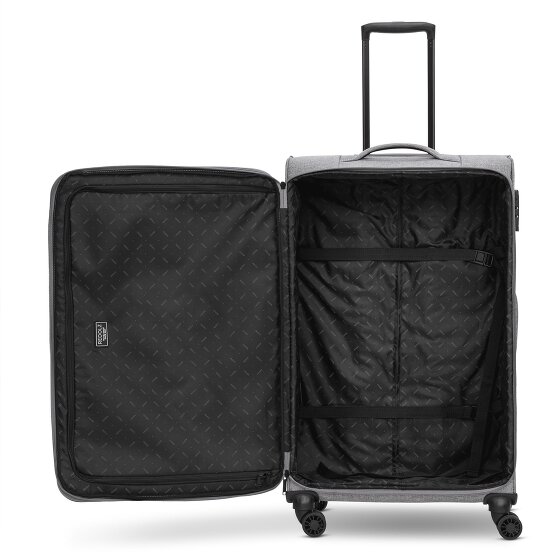 Redolz Essentials 12 LARGE 4 roues Valise cabine 79 cm '"avec soufflet d''extension"'