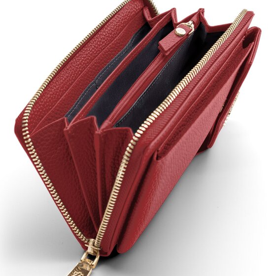 Lazarotti Bologna Leather Zip-Around Porte-monnaie Porte-téléphone en cuir 19 cm