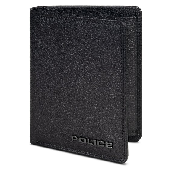 Police Porte-monnaie RFID cuir 9,5 cm dépliant