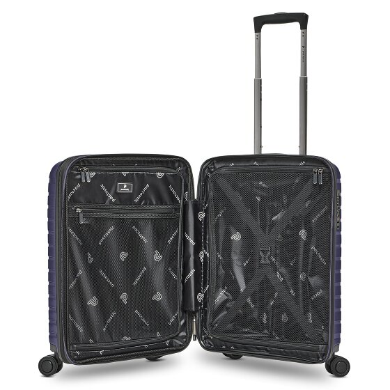 Pactastic Collection 04 THE CABIN + 4 roulettes Trolley de cabine S 55 cm avec soufflet d'extension