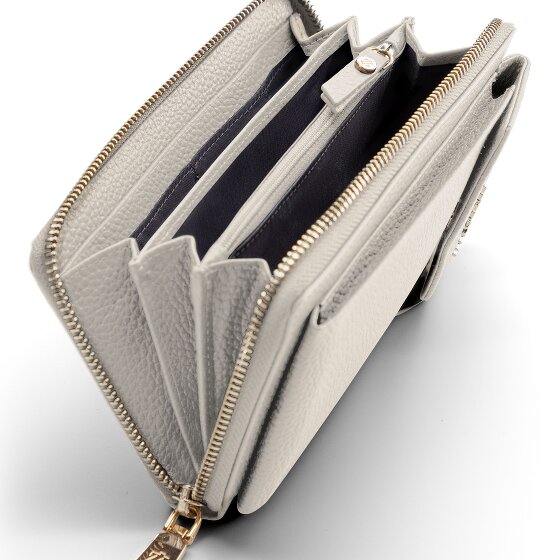 Lazarotti Bologna Leather Zip-Around Porte-monnaie Porte-téléphone en cuir 19 cm