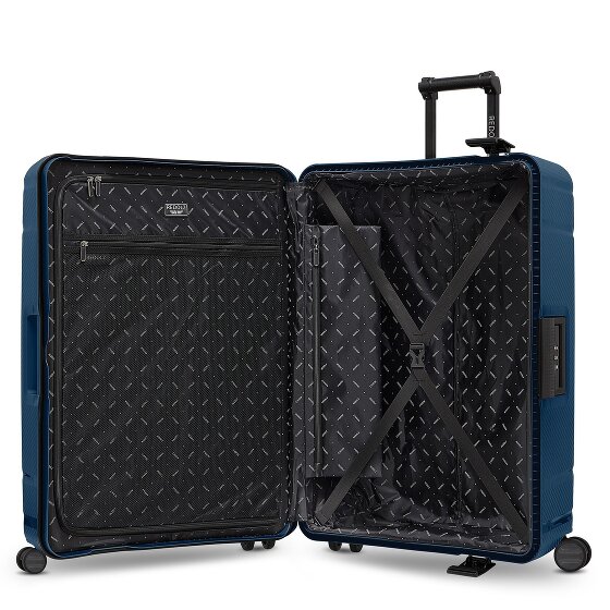 Redolz Set de valises Essentials 15 à 4 roues, tailles M et L, avec fermeture à trois points