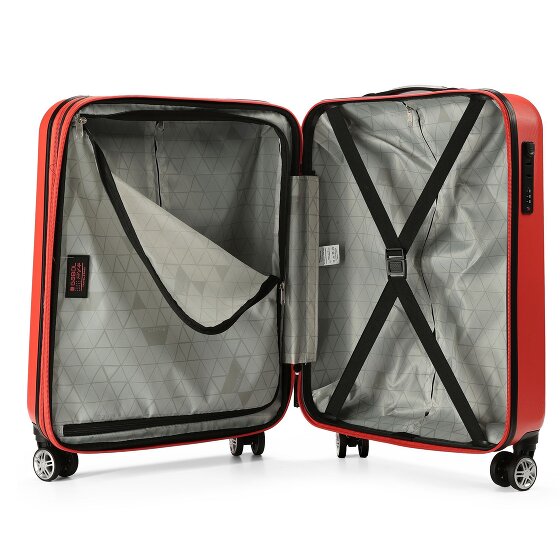 Gabol Future Plus 4 roulettes Trolley de cabine 55 cm avec soufflet d'extension